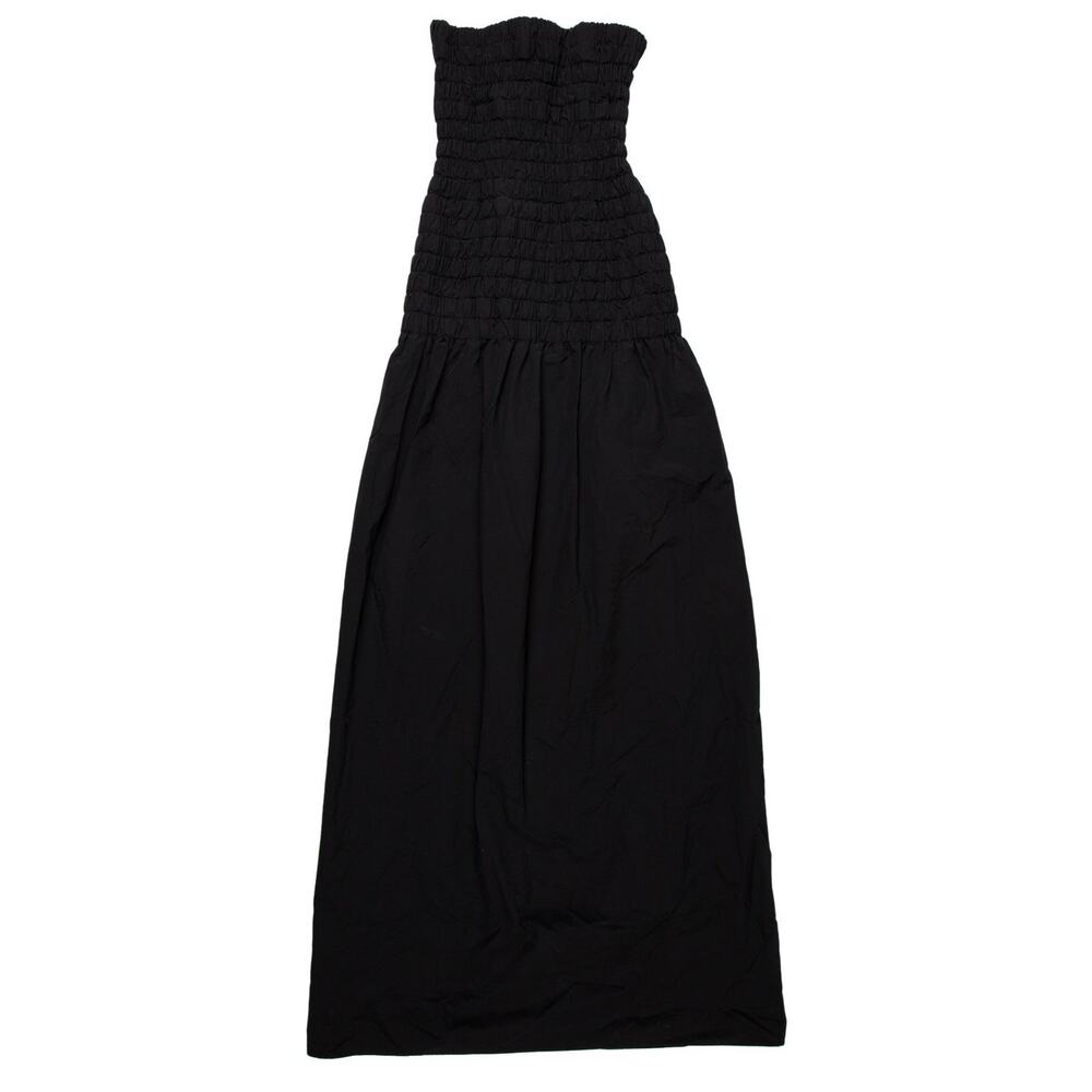 Christopher Esber Black Strapless Maxi Dress